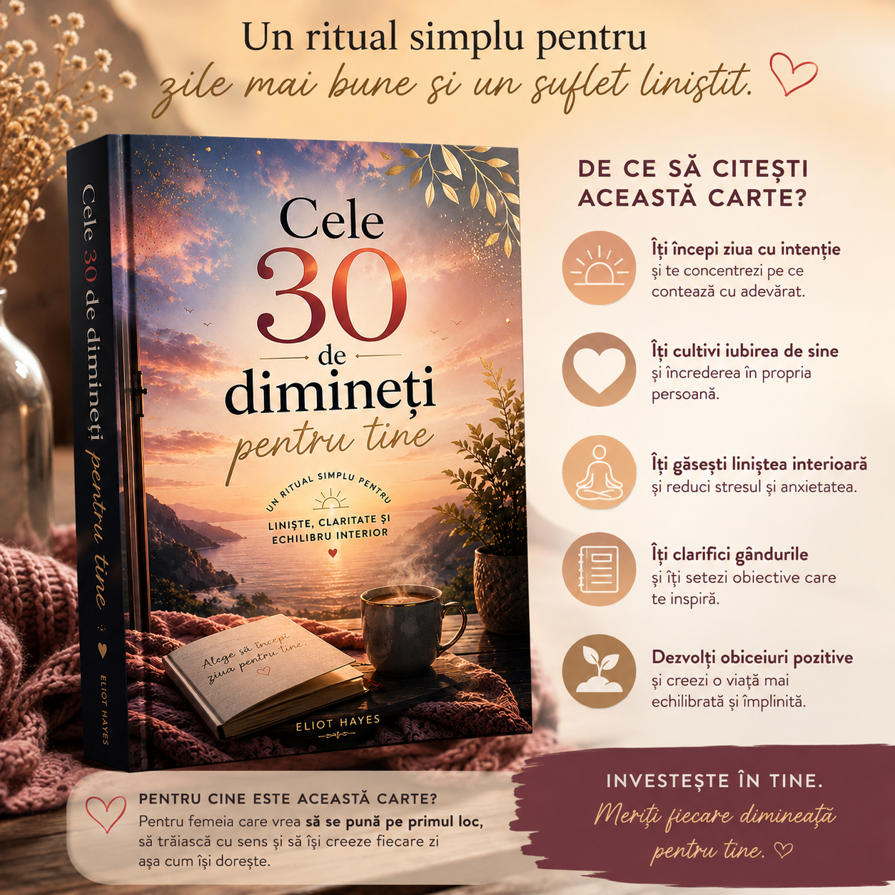 Cele 30 de Dimineți pentru Tine - Ritual pentru liniște, claritate și echilibru interior