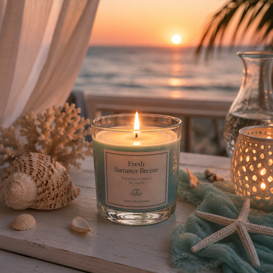 Lumânare Parfumată Fresh Summer Breeze – Briza Verii în Casa Ta