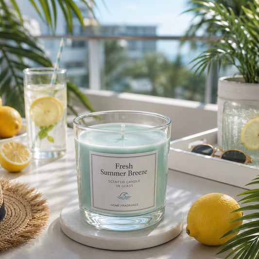 Lumânare Parfumată Fresh Summer Breeze – Briza Verii în Casa Ta