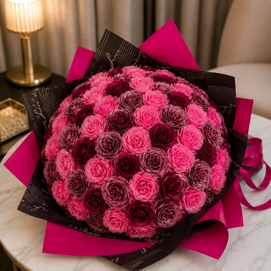 Pink Luxury – Buchet Premium XXL