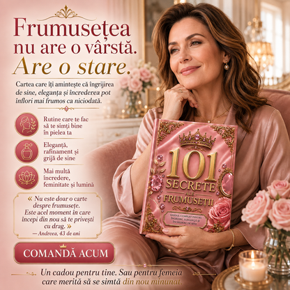 101 Secrete ale Frumuseții – Ghidul Complet pentru Eleganță, Încredere și Feminitate - pentru toata varstele